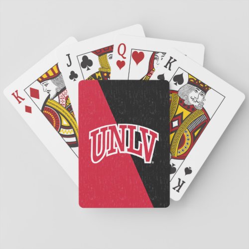 University of Nevada Color Block Distressed Playing Cards