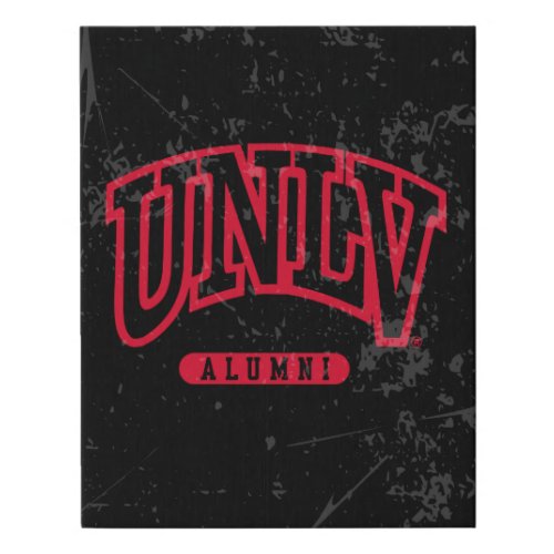 University of Nevada  Distressed Faux Canvas Print