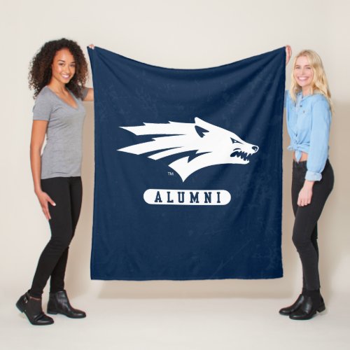 University of Nevada  Distressed Fleece Blanket