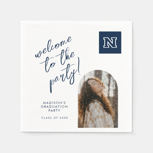 University of Nevada Graduation 8 Napkins (Front)