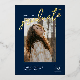 University of Nevada Graduation Foil Invitation