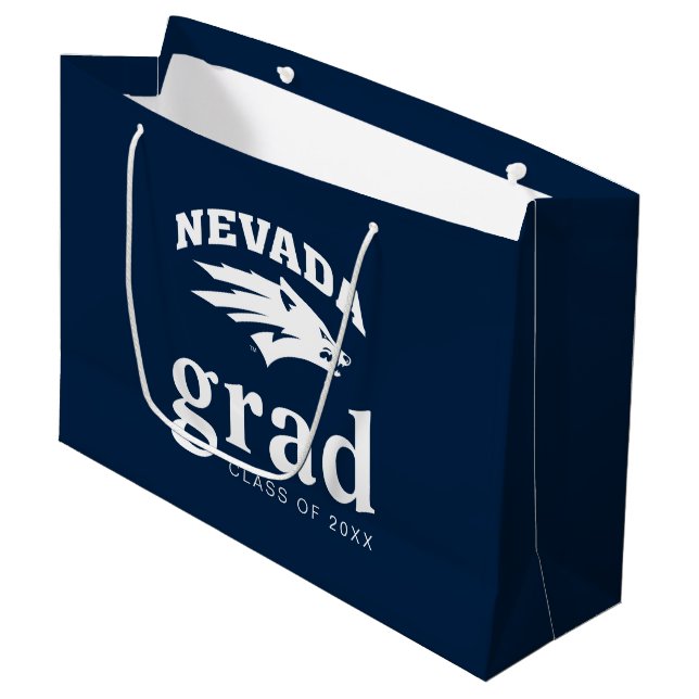 University of Nevada Graduation Large Gift Bag (Front Angled)
