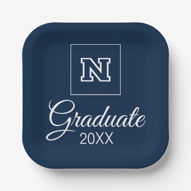 University of Nevada Graduation Paper Plates (Front)