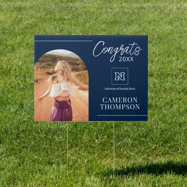 University of Nevada Graduation Sign (Insitu)