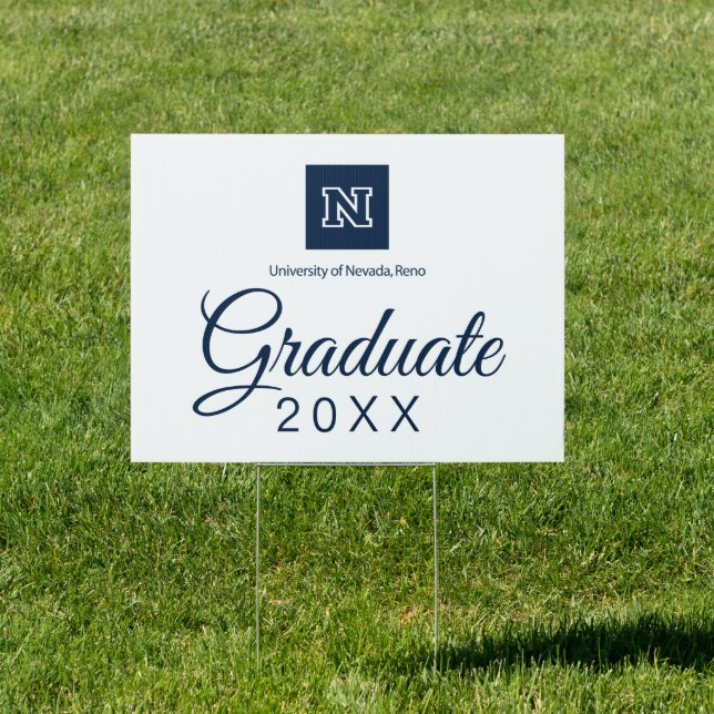 University of Nevada Graduation Sign (Insitu)