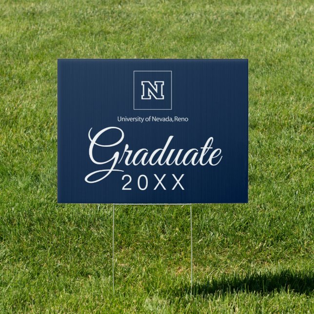 University of Nevada Graduation Sign (Insitu)