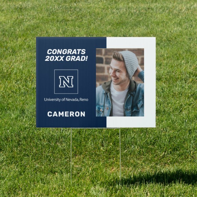 University of Nevada Graduation Sign (Insitu)