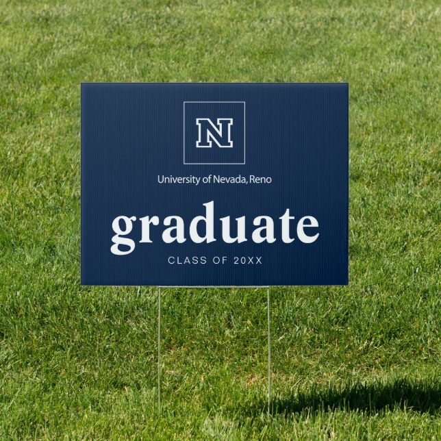 University of Nevada Graduation Sign (Insitu)