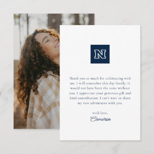 University of Nevada Graduation Thank You Card