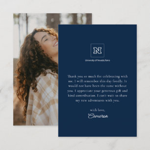 University of Nevada Graduation Thank You Card