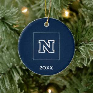 University of Nevada Holiday Ceramic Ornament
