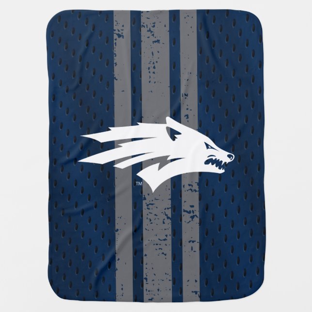 University of Nevada  Jersey Baby Blanket (Front)