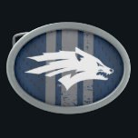 University of Nevada  Jersey Belt Buckle<br><div class="desc">Check out these Nevada Wolf Pack designs! Show off your Silver and Blue pride with these new University products. These make the perfect gifts for the Nevada student, alumni, family, friend or fan in your life. All of these Zazzle products are customizable with your name, class year, or club. Go...</div>