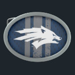 University of Nevada  Jersey Belt Buckle<br><div class="desc">Check out these Nevada Wolf Pack designs! Show off your Silver and Blue pride with these new University products. These make the perfect gifts for the Nevada student, alumni, family, friend or fan in your life. All of these Zazzle products are customizable with your name, class year, or club. Go...</div>