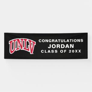 University of Nevada   Las Vegas Arched Wordmark Banner