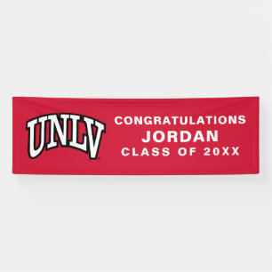 University of Nevada   Las Vegas Arched Wordmark Banner