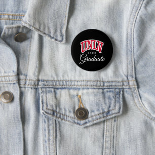University of Nevada   Las Vegas Arched Wordmark Button
