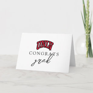 University of Nevada   Las Vegas Arched Wordmark Card