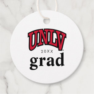 University of Nevada   Las Vegas Arched Wordmark Favor Tags
