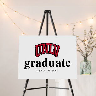University of Nevada   Las Vegas Arched Wordmark Foam Board