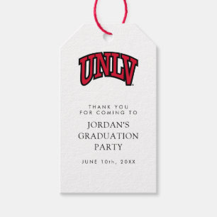 University of Nevada   Las Vegas Arched Wordmark Gift Tags
