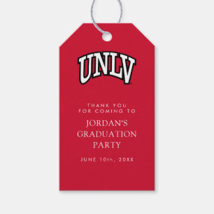 University of Nevada Las Vegas Arched Wordmark Gift Tags