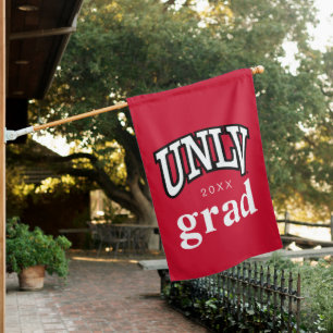 University of Nevada   Las Vegas Arched Wordmark House Flag