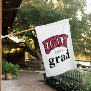 University of Nevada   Las Vegas Arched Wordmark House Flag