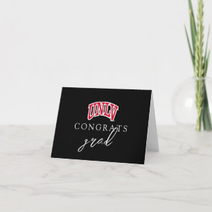 University of Nevada Las Vegas Arched Wordmark Letterpress Thank You Card