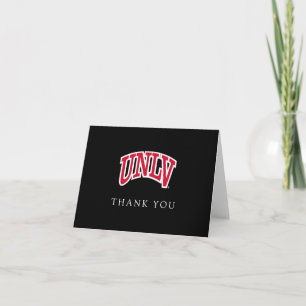 University of Nevada Las Vegas Arched Wordmark Letterpress Thank You Card