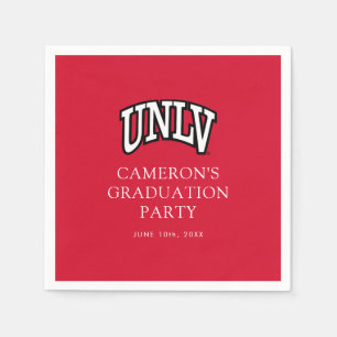 University of Nevada   Las Vegas Arched Wordmark Napkins
