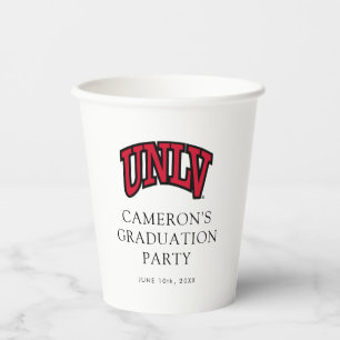 University of Nevada   Las Vegas Arched Wordmark Paper Cups