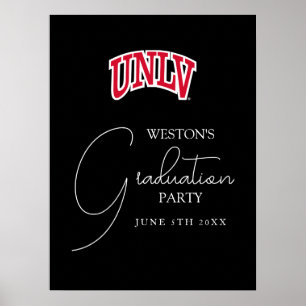 University of Nevada   Las Vegas Arched Wordmark Poster
