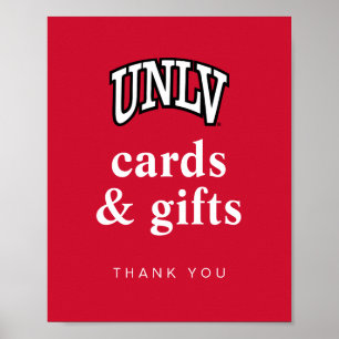 University of Nevada   Las Vegas Arched Wordmark Poster