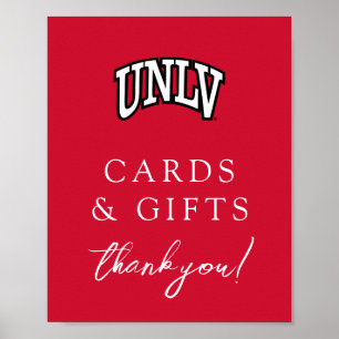 University of Nevada   Las Vegas Arched Wordmark Poster