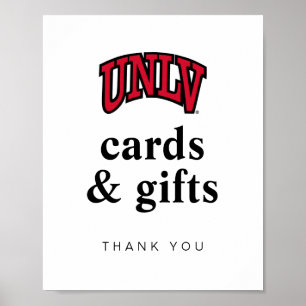 University of Nevada   Las Vegas Arched Wordmark Poster