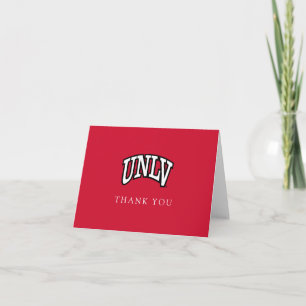 University of Nevada   Las Vegas Arched Wordmark Thank You Card