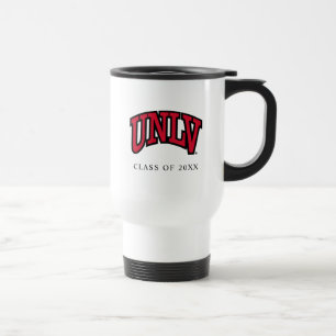 University of Nevada   Las Vegas Arched Wordmark Travel Mug