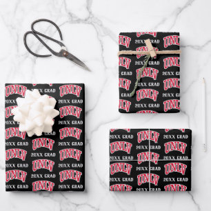 University of Nevada   Las Vegas Arched Wordmark Wrapping Paper Sheets