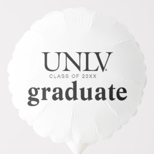 University of Nevada   Las Vegas UNLV Wordmark Balloon