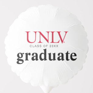 University of Nevada   Las Vegas UNLV Wordmark Balloon