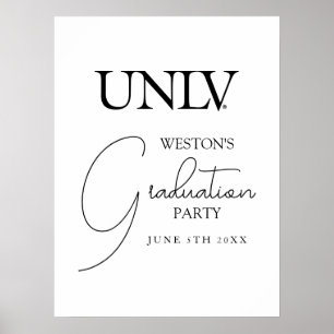 University of Nevada   Las Vegas UNLV Wordmark Poster