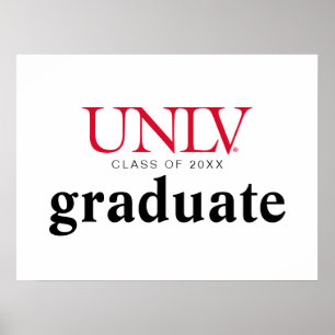 University of Nevada   Las Vegas UNLV Wordmark Poster