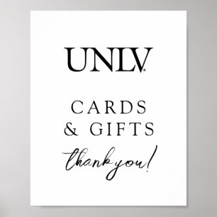 University of Nevada   Las Vegas UNLV Wordmark Poster