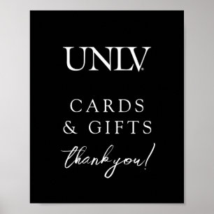 University of Nevada   Las Vegas UNLV Wordmark Poster