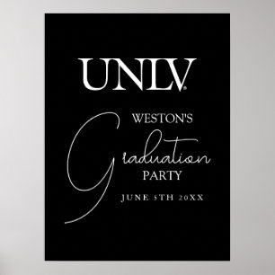 University of Nevada   Las Vegas UNLV Wordmark Poster