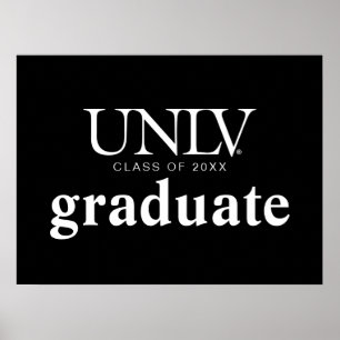 University of Nevada   Las Vegas UNLV Wordmark Poster