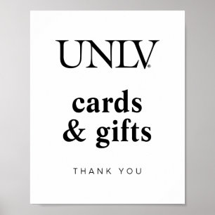 University of Nevada   Las Vegas UNLV Wordmark Poster