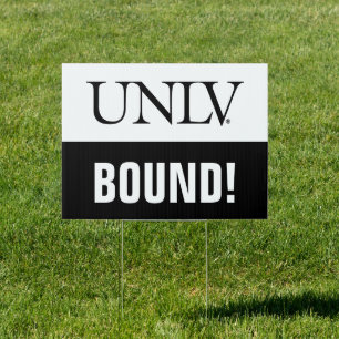 University of Nevada   Las Vegas UNLV Wordmark Sign
