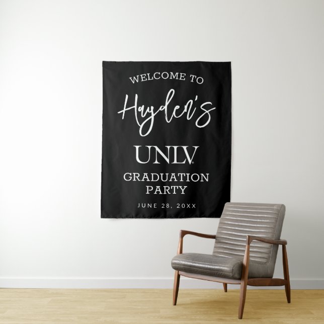 University of Nevada | Las Vegas UNLV Wordmark Tapestry (In Situ)